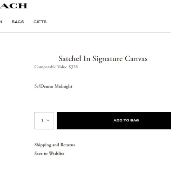 *$198 *NEW* COACH Black/Silver SATCHEL - Picture 3 of 6